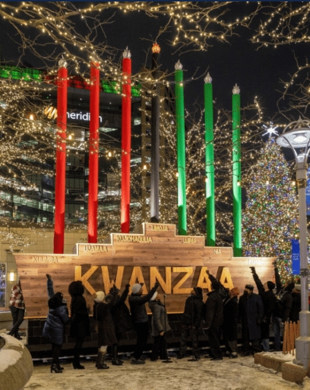 The World's Largest Kwanzaa Kinara